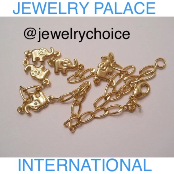 🆕14K Gold Filled Dancing Elephants Charm Anklets. - Picture 10 of 10